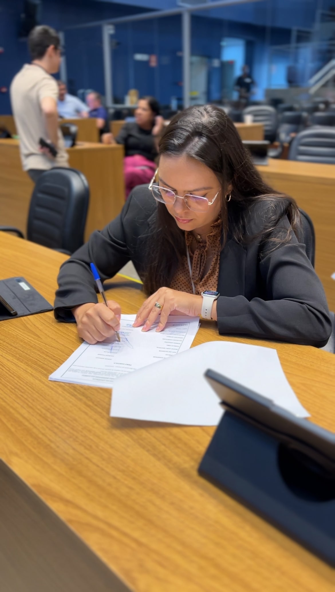 Nina Braga na Câmara